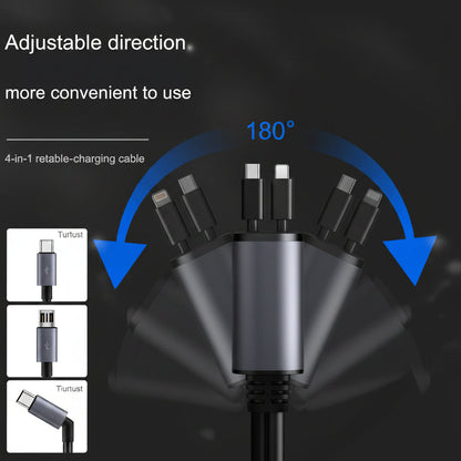 4 in 1 Retractable Charger