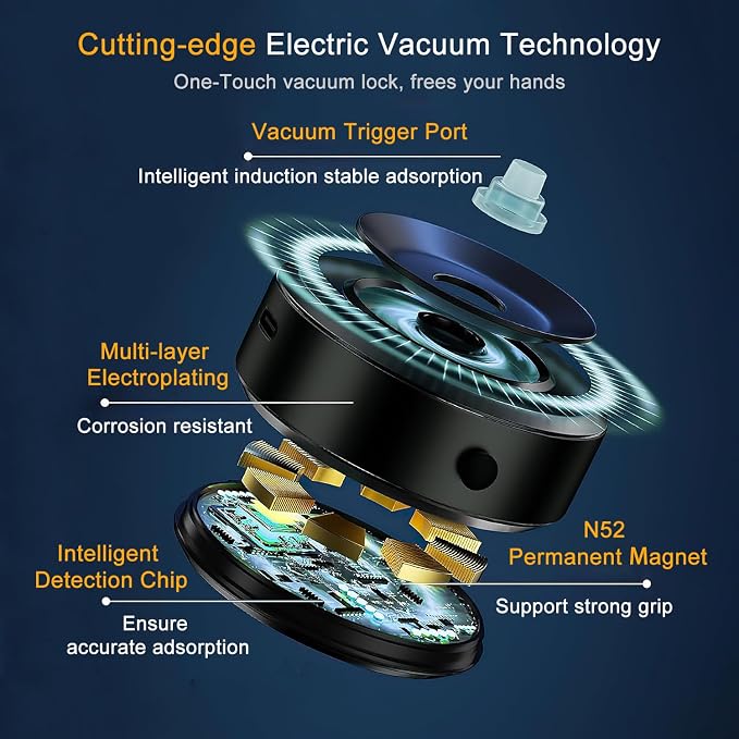 Hepu - Vacuum Suction Phone Holder