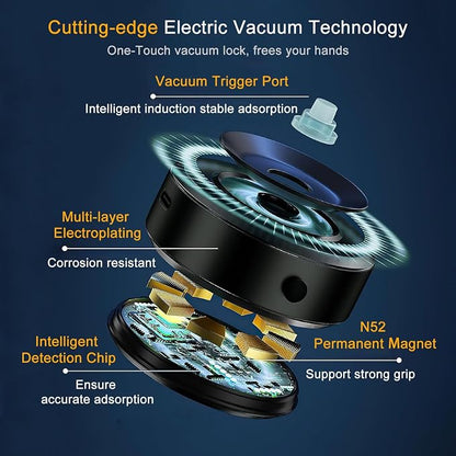 Hepu - Vacuum Suction Phone Holder