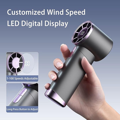 Portable Hurricane Handheld Fan